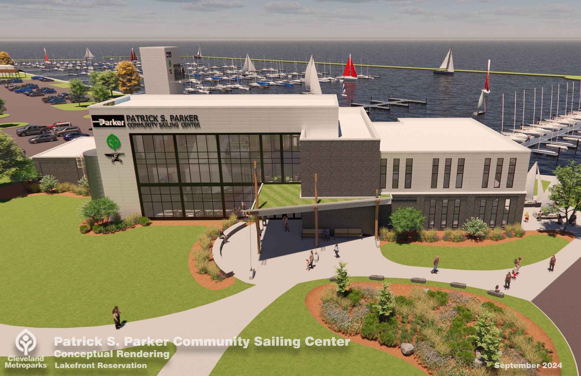 Patrick S. Parker Community Sailing Center at E. 55th Street Marina will be first of its kind along Lake Erie in the State of Ohio