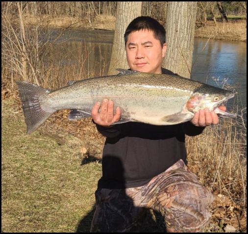 Man holding a fish