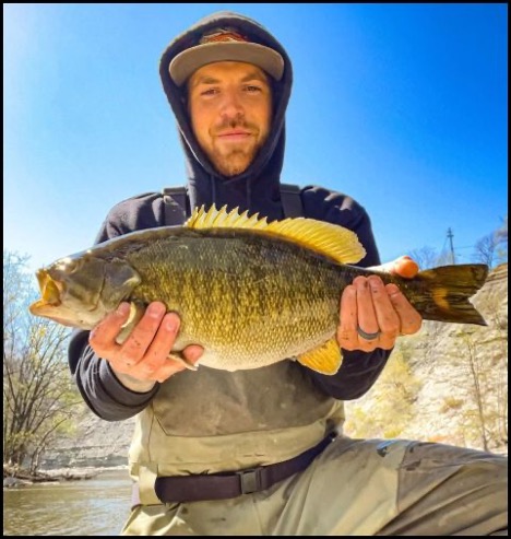 Man holding a fish