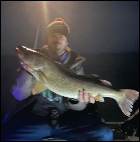 Man holding a fish