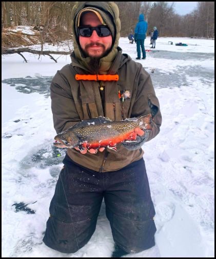 Man holding a fish