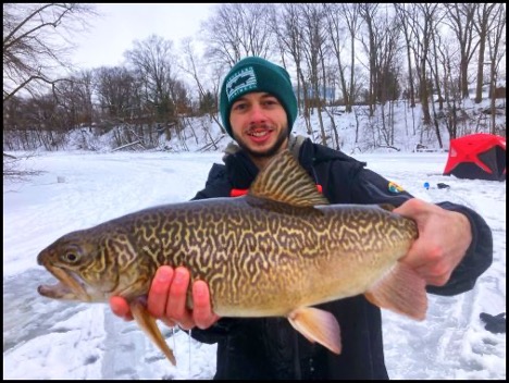 Man holding a fish