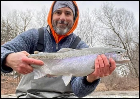 Man holding a fish