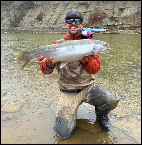 Man holding a fish