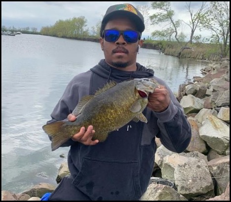 Man holding a fish