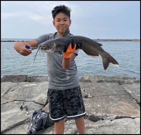 Man holding a fish