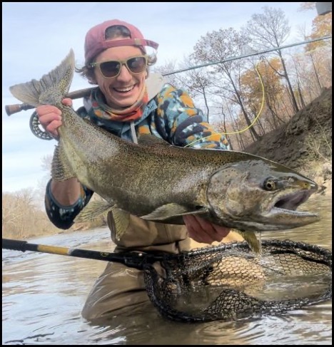 Man holding a fish