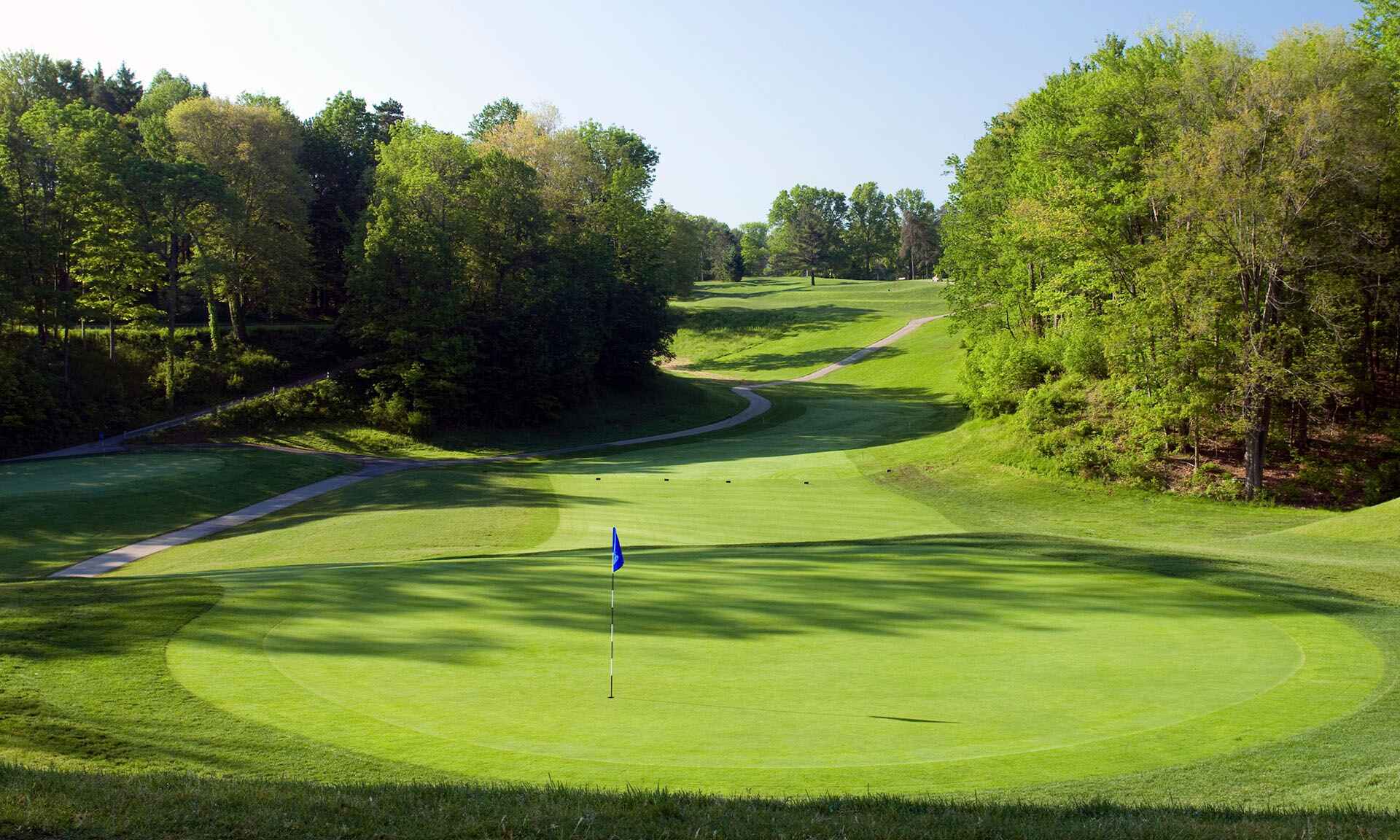 A golf course hole