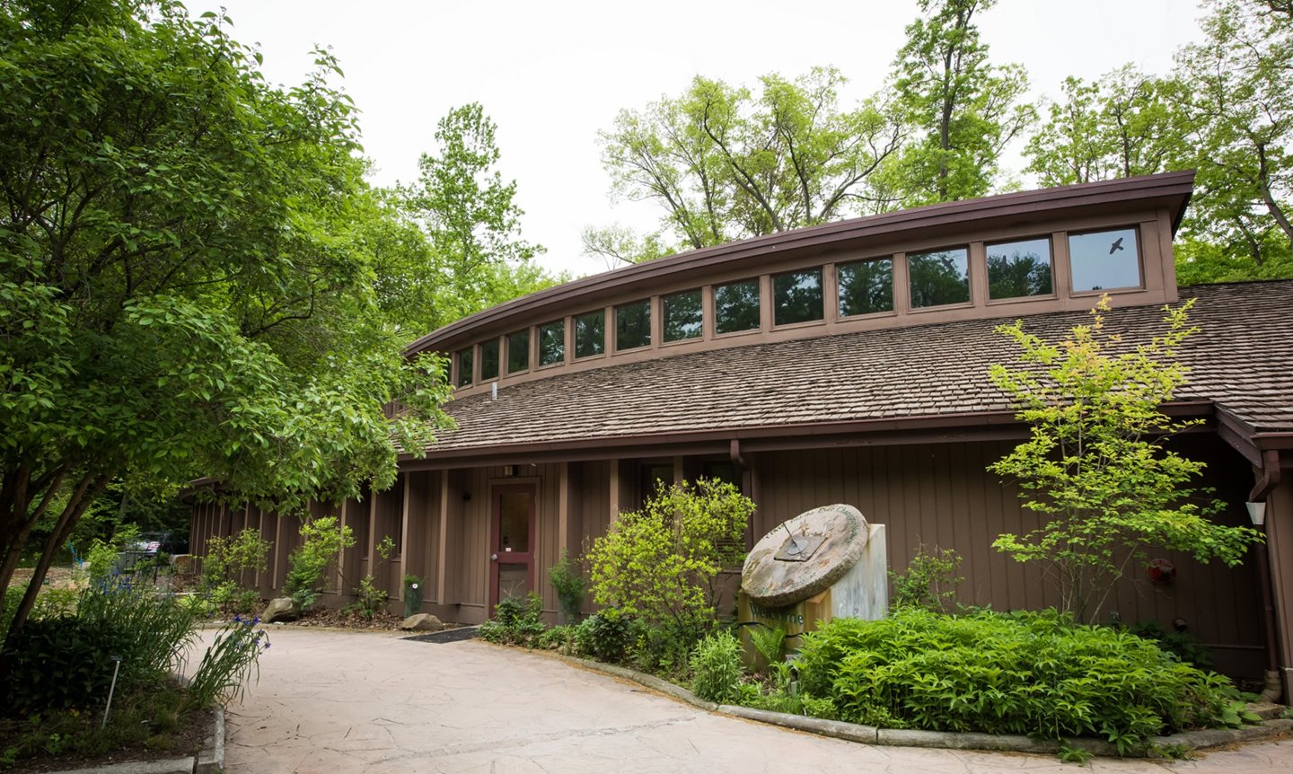 Nature center front door