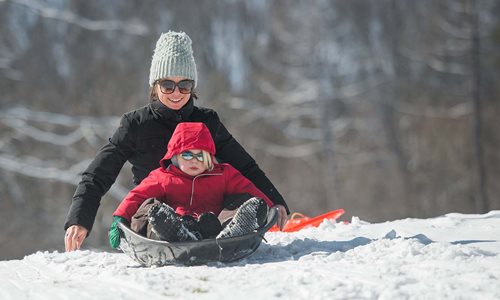 Sledding Area at Sleepy Hollow