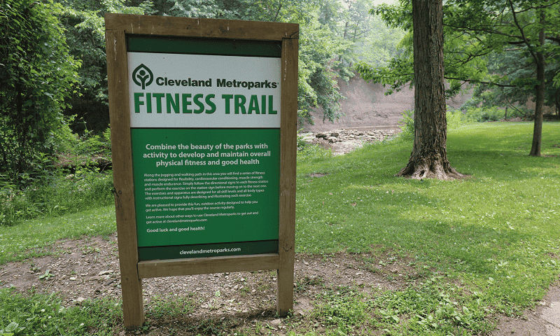 Euclid Creek Physical Fitness Trail