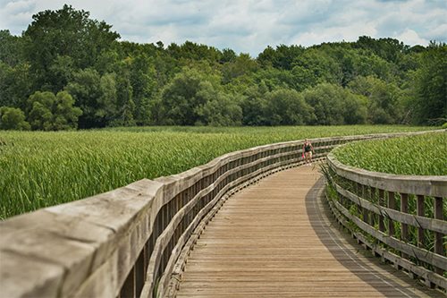 lake trail on the eastern edge